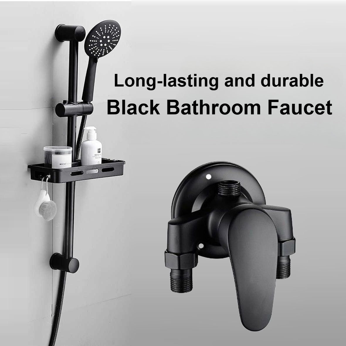 Colonne de douche noire | Élégance Anti - calcaire - Ma Maison Epurée