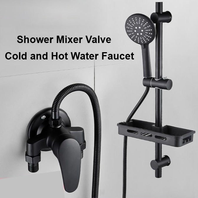 Colonne de douche noire | Élégance Anti - calcaire - Ma Maison Epurée