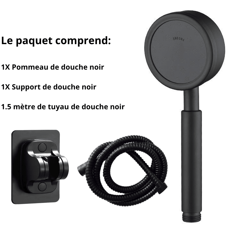 Colonne de douche noire | SensoryLuxe - Ma Maison Epurée