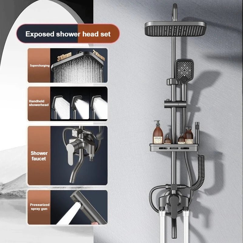 Colonne de douche thermostatique | CopperLuxe - Ma Maison Epurée