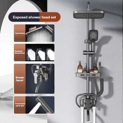 Colonne de douche thermostatique | CopperLuxe - Ma Maison Epurée