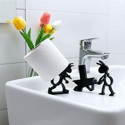 Porte papier toilette | Design sans perçage - Ma Maison Epurée