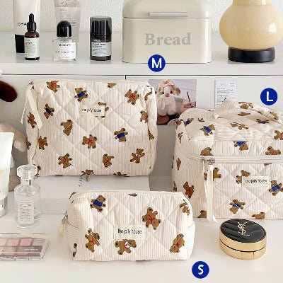 trousse de toilette femme | Coton Matelassé - Ma Maison Epurée