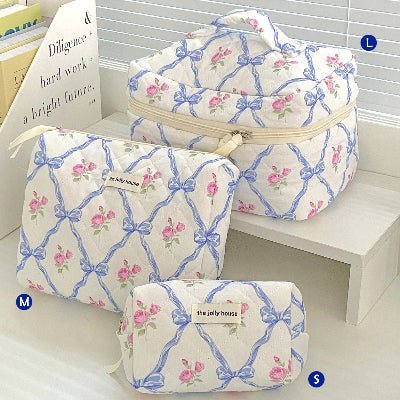 trousse de toilette femme | Coton Matelassé - Ma Maison Epurée