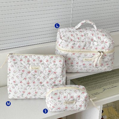 trousse de toilette femme | Coton Matelassé - Ma Maison Epurée