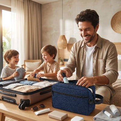 trousse de toilette homme | Étanche Spacieuse - Ma Maison Epurée